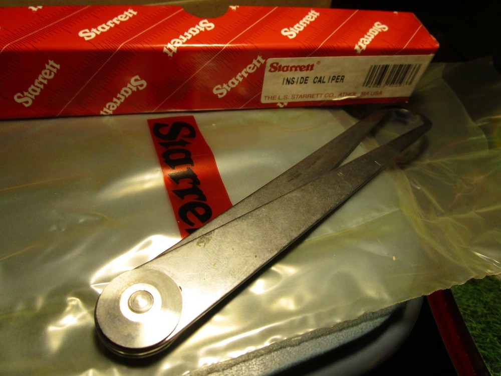 STARRETT 27-6 Inside Type, 6" (150mm) Size, Quick Spring Nut Drafting Caliper