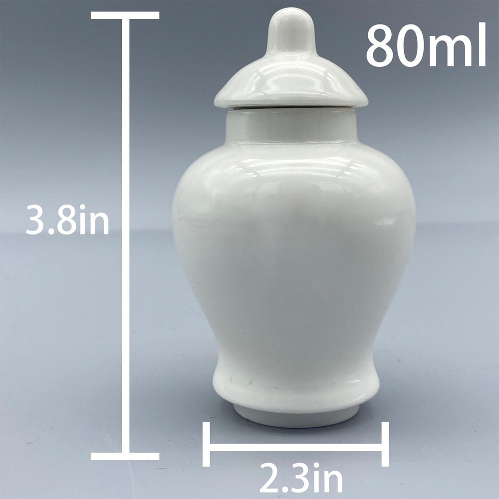 Ceramic Mini Urn for Seattle Mariners Baseball Theme, Custom Text