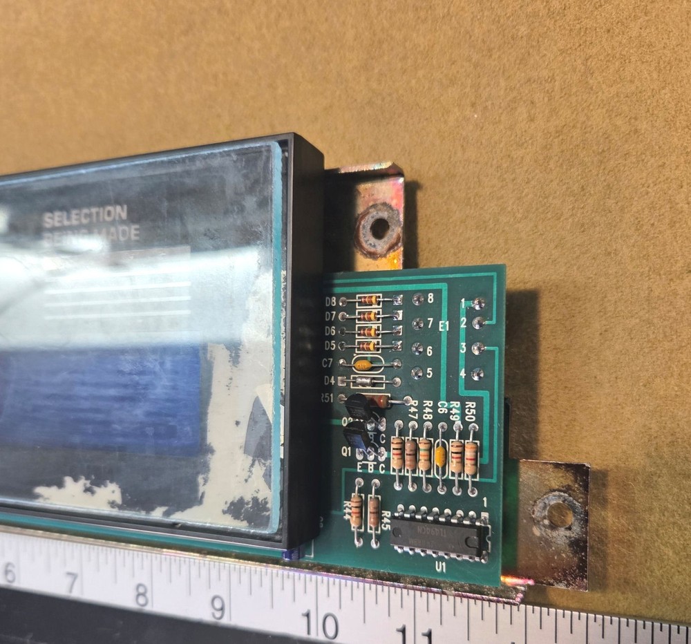 Rowe AMI Cd-100 jukebox display board assembly - Tested good