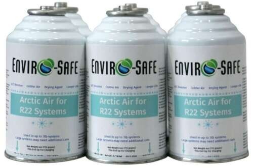 Envirosafe Arctic Air, AC Coolant Refrigerant support (6) cans