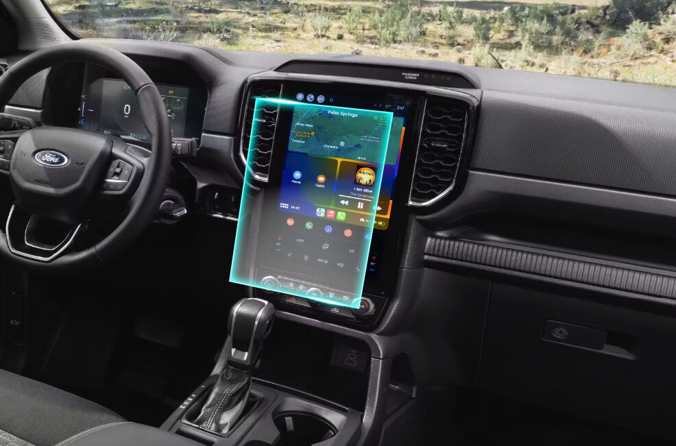 Crystal Clear Screen Protector for 2024 Ford Ranger Vehicle Navigation