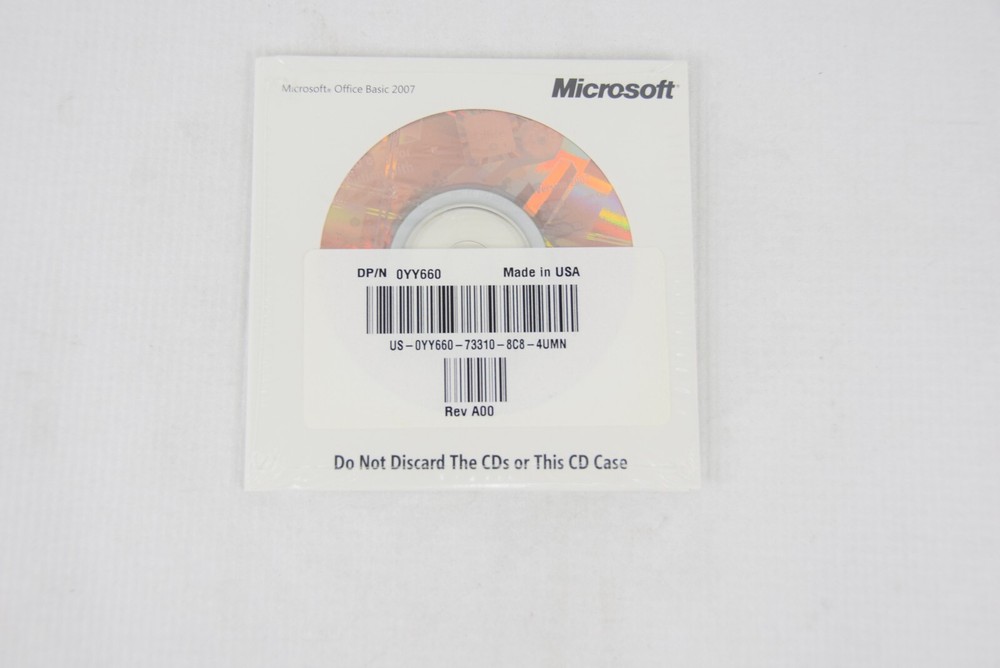 Microsoft 0YY660 Office Basic 2007 NEW