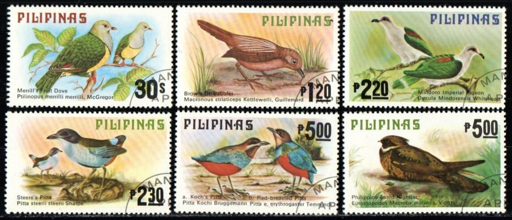 Philippines Stamp 1392-1397  - Birds