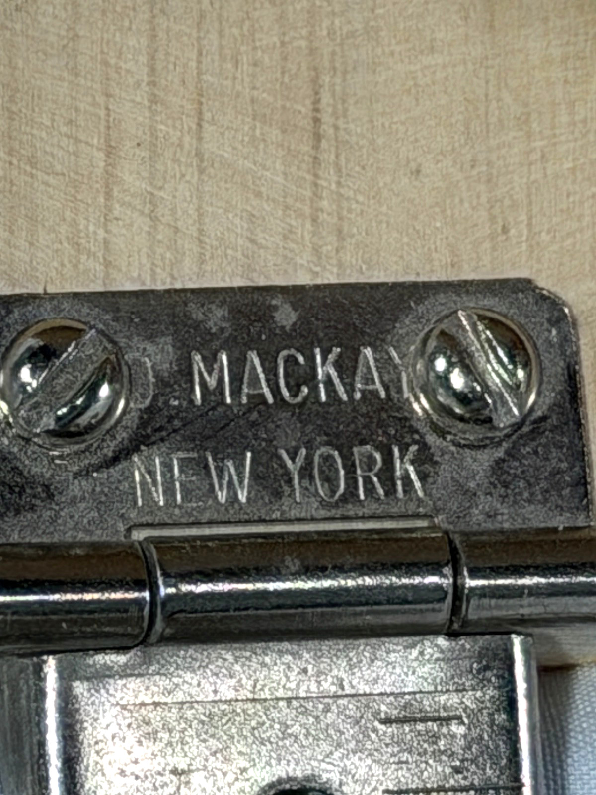 Vintage D Mackay Mens Wooden Shoe Tree Stretchers Made in New York USA