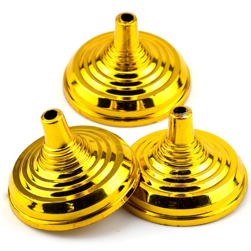 24 Pack Mini Desk Flag Stands Golden Table Holders Small