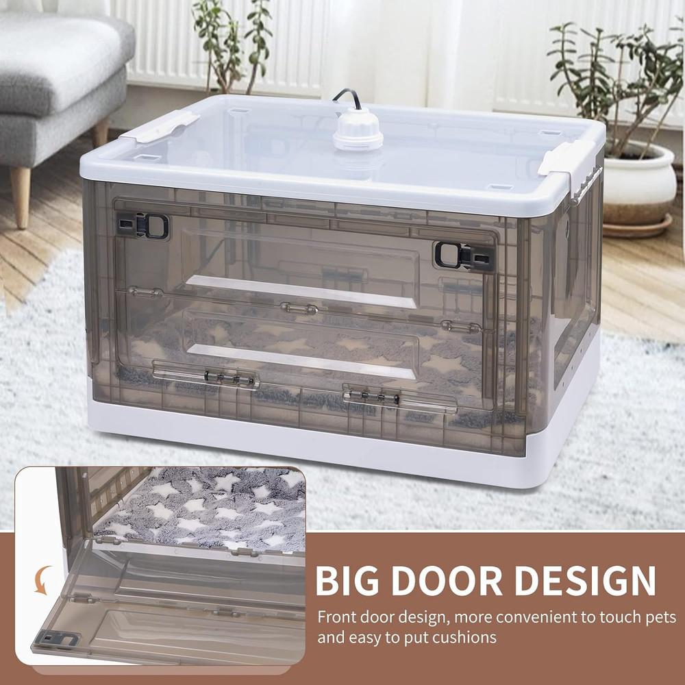 Puppy Incubator - Large PET Brooder Nursery with Heating, Kitten Incubator