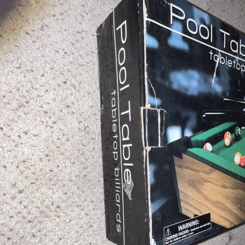 Westminster Pool Table Tabletop Billiards Model MSI 1000 Tabletop Game