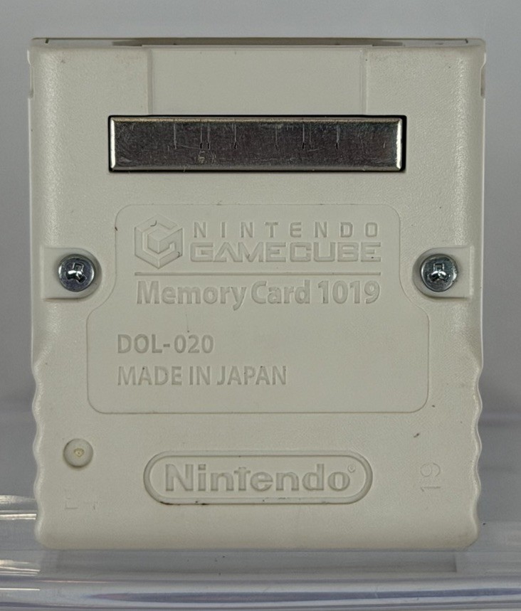NINTENDO GAMECUBE MEMORY CARD 1019 BLOCKS DOL-020 *TESTED & WORKING*