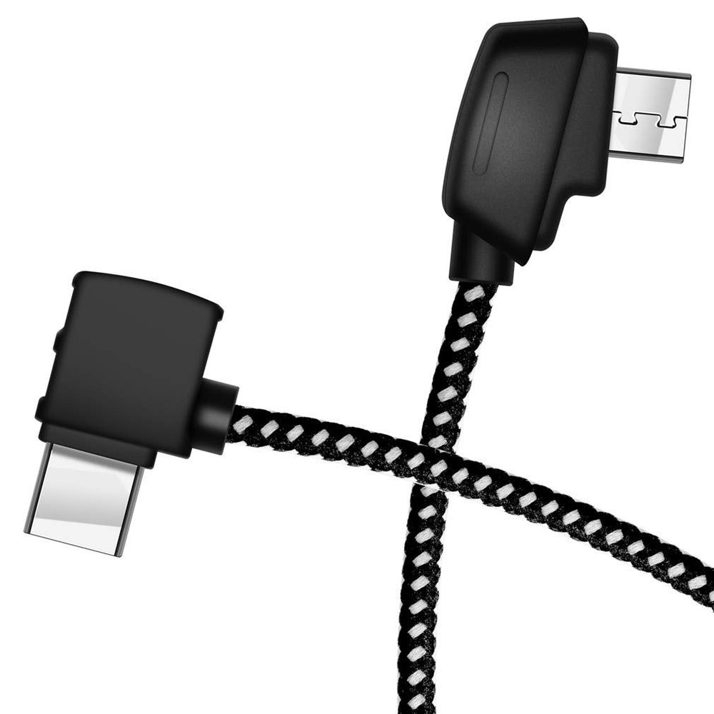 3.66" Micro AB to USB-C Remote Controller Cable for DJI Mavic Mini, Mavic 2, Pro