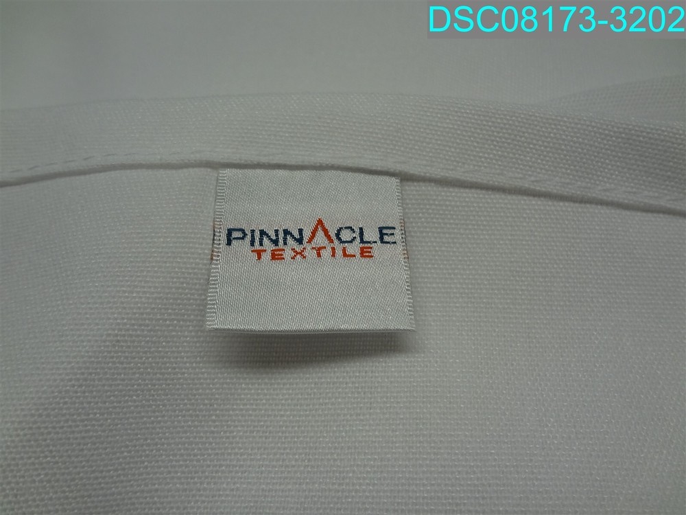 QTY=12: Basic Bib White Aprons by Pinnacle Textile 100% Polyester