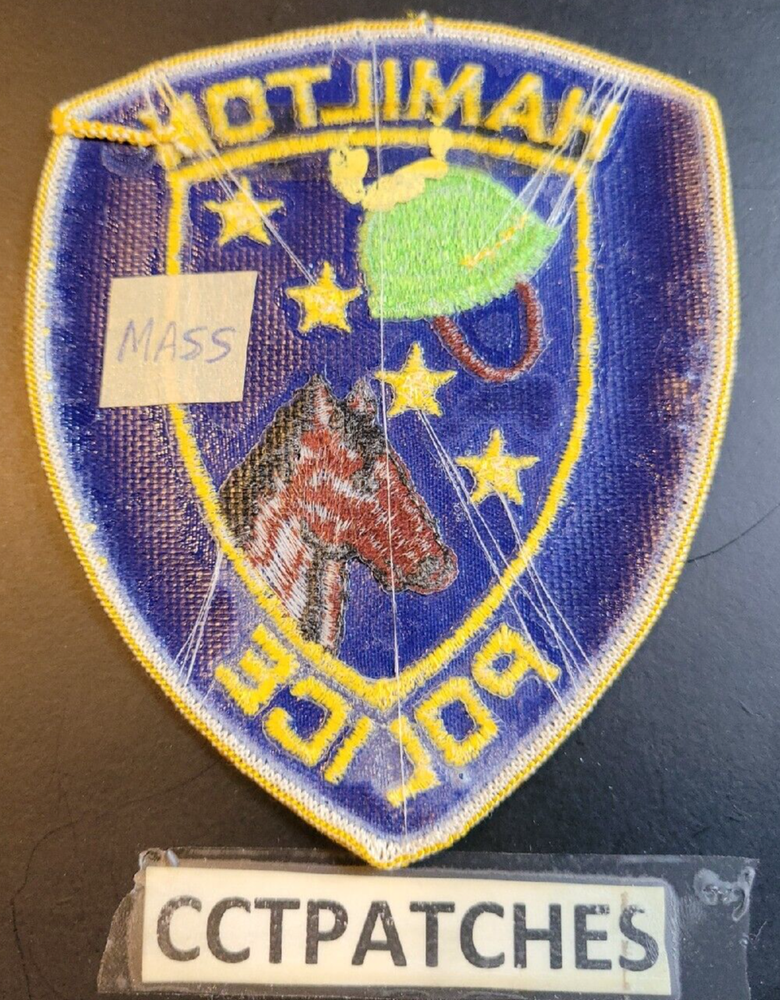 HAMILTON, MASSACHUSETTS POLICE SHOULDER PATCH MA