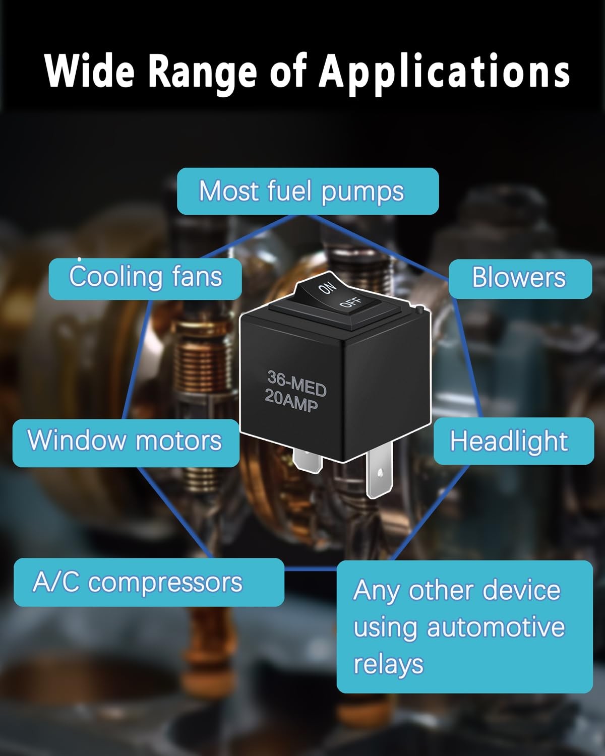 9038 Relay Bypass Switch, Relay Bypass Switch Kit, Replacement 9036 9037