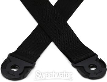 Fender Quick Grip Locking End Guitar Strap - Black Polypro