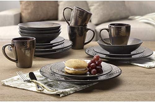Gourmet Basic by Mikasa Verona 16-Piece Dinnerware Set, Service Multicolor
