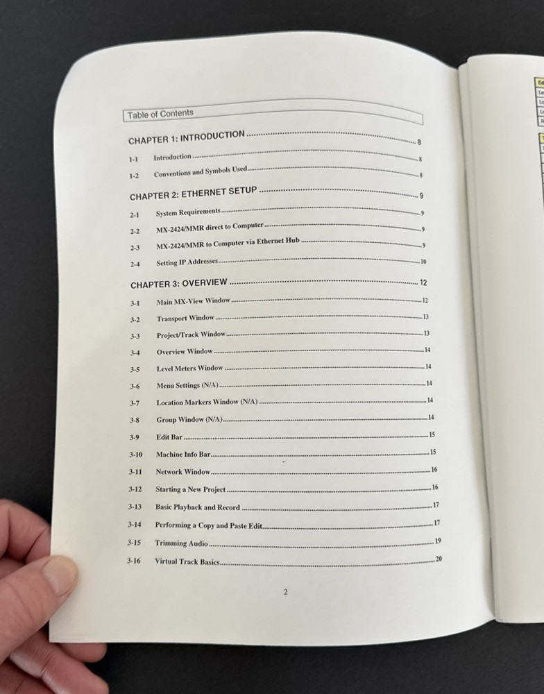 Tascam MX-View Graphical User Interface Owner's Manual Version 1.0b1