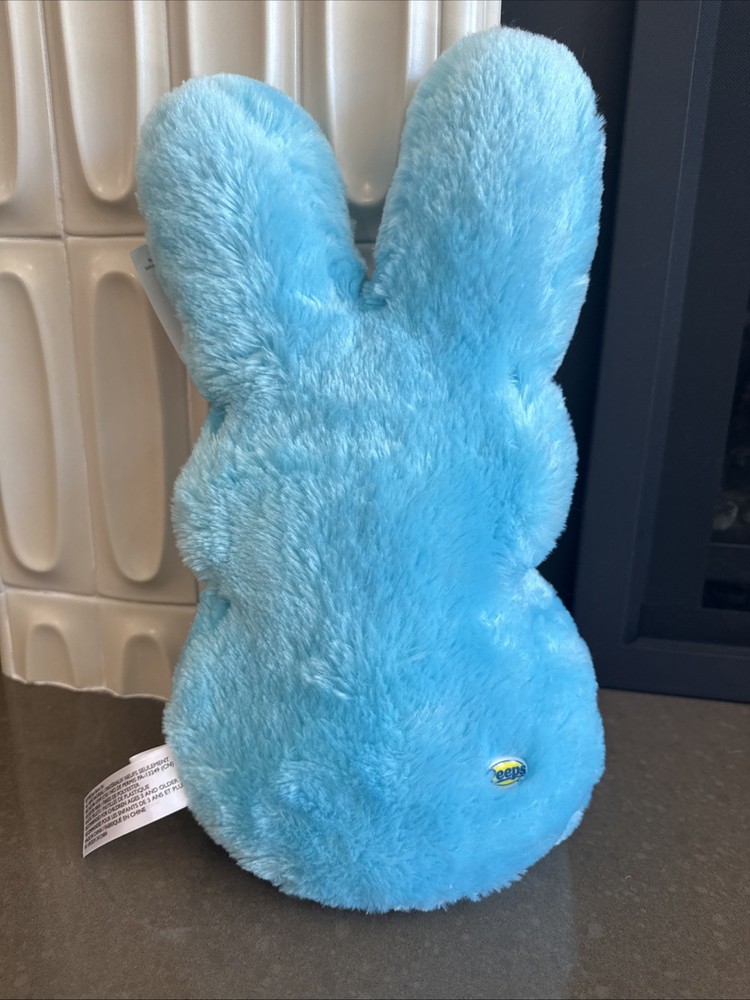 Peeps Bunny Plush Blue 16"
