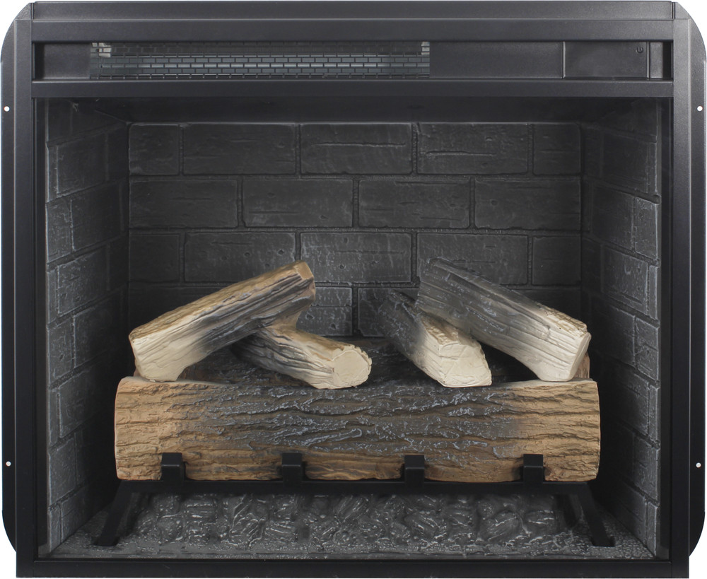 23" Infrared Heating Electric Fireplace Insert w/ Realistic Flame&Remote Control