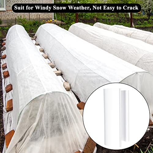 32PCS White Clamp for 1/2 Inch Greenhouses PVC Pipe, Row Covers, Shelters,