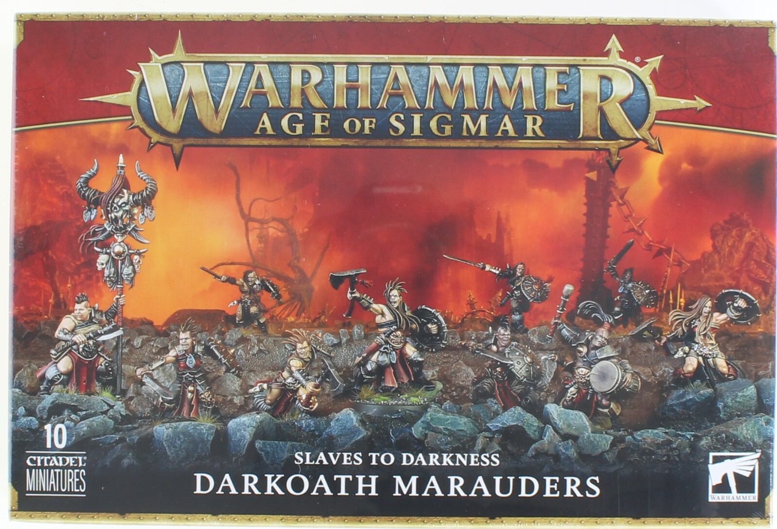 Warhammer Darkoath Marauders (10) On Sprue Slaves to Darkness AoS NO BOX