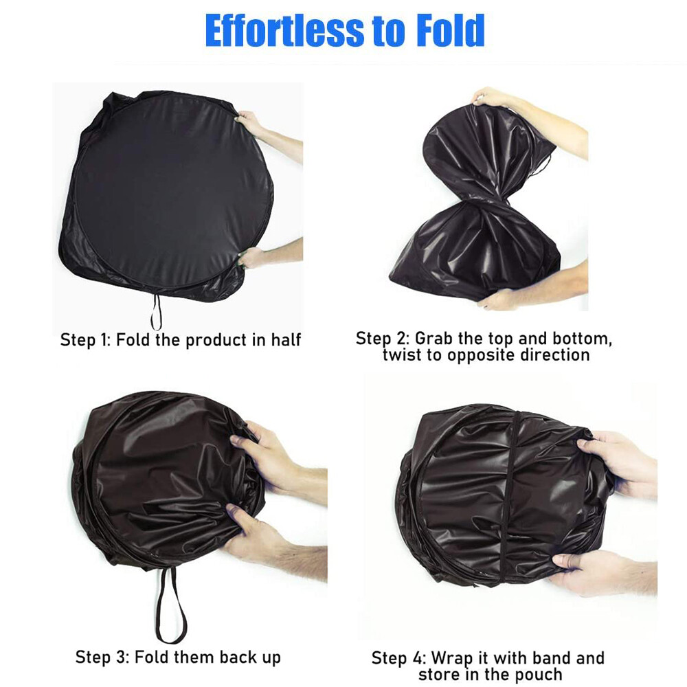 Foldable Car Windshield Sun Shade Front Window Cover Visor UV Block Protector