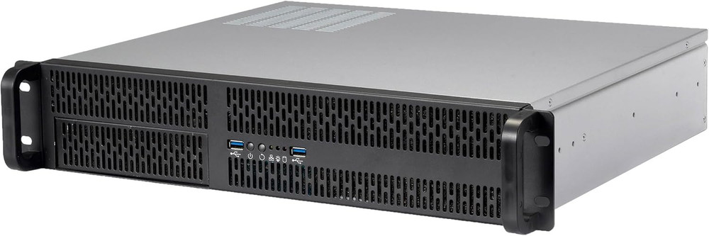 2U Server Chassis Rackmount Case | 4 3.5"/2.5" HDD, 1 5.25" Device | Micro-Atx C