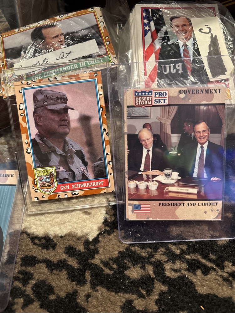Desert Storm Card Collection Bundle - completed collection, sealed box