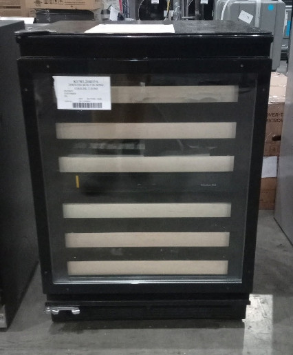 KitchenAid 24" Glass Door 5.6 Cu. Ft. Wine Cellar - KUWL204EPA