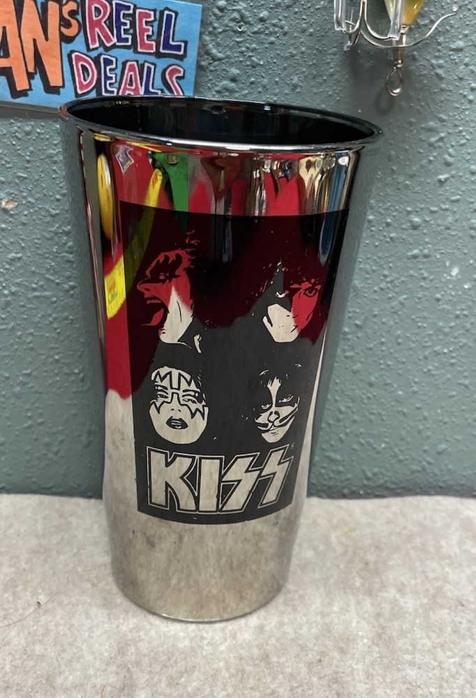 KISS Rock Band Drinking Glass.