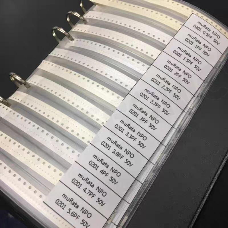 Murata SMD/SMT capacitors 0603 4500p sample book electronics assortment kit pack