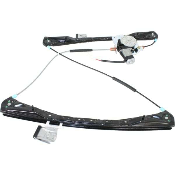 Front, Driver Side Power Window Regulator, With Motor For 00-02 LS