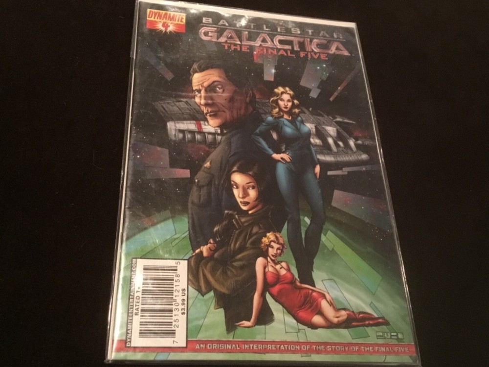 Battlestar Galactica The Final Five Comic #4 A  Dynamite 2009 NEAR MINT
