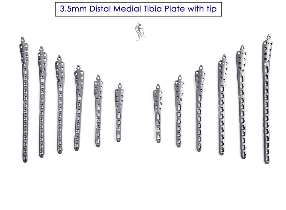 Medial Distal Tibia 3.5mm plate Veterinary Titanium