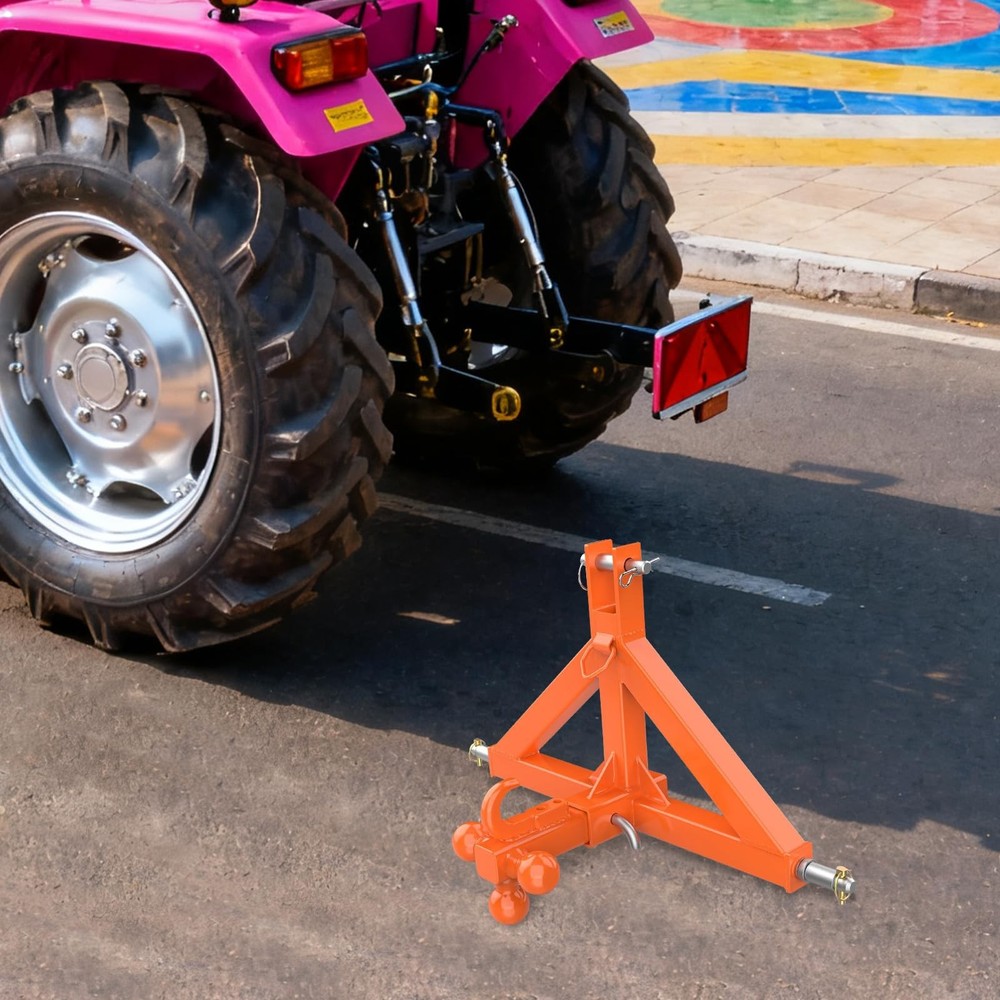 10000 lbs Capacity Trailer Hitch Triangular Frame 2x2 Inch Connector