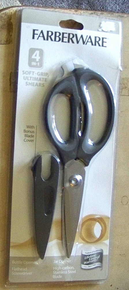 Farberware Soft Grip  4‑In‑1 Ultimate Shears NEW
