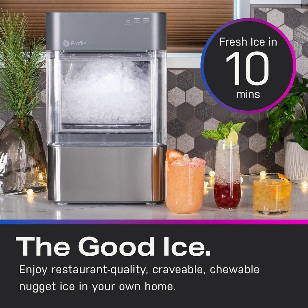 GE Profile Opal 2.0, Chewable Crunchable Countertop Nugget Ice Maker