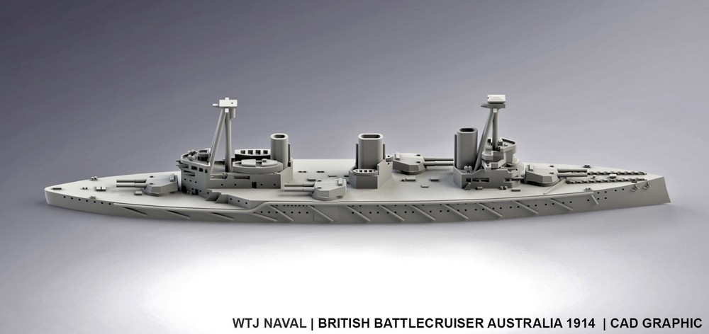 1:700 HMS Australia 1914