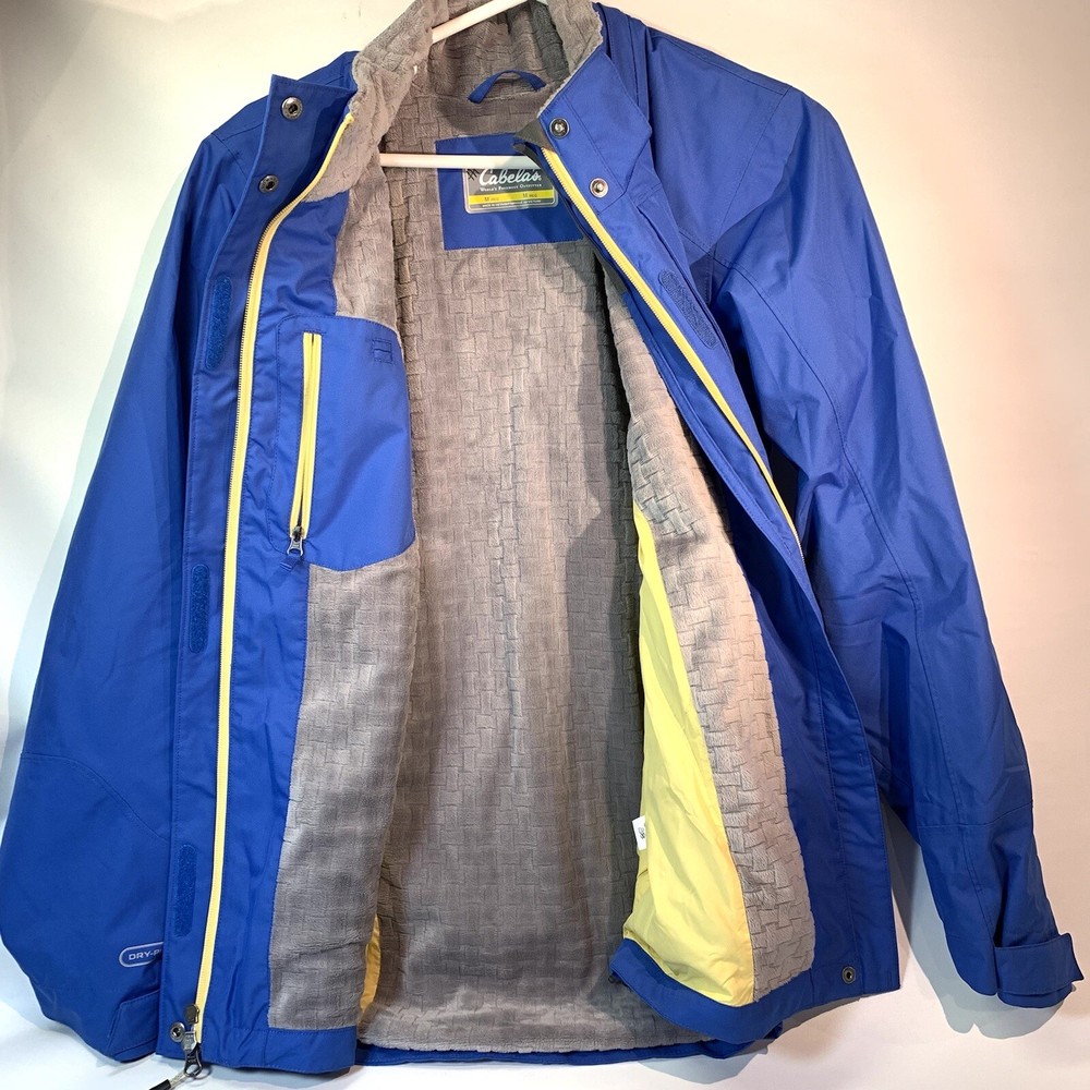 Cabelas Dry-Plus Winter Jacket Size Medium Blue