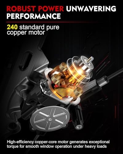 Front Left Driver Side Power Window Regulator with Motor for:-Honda Element