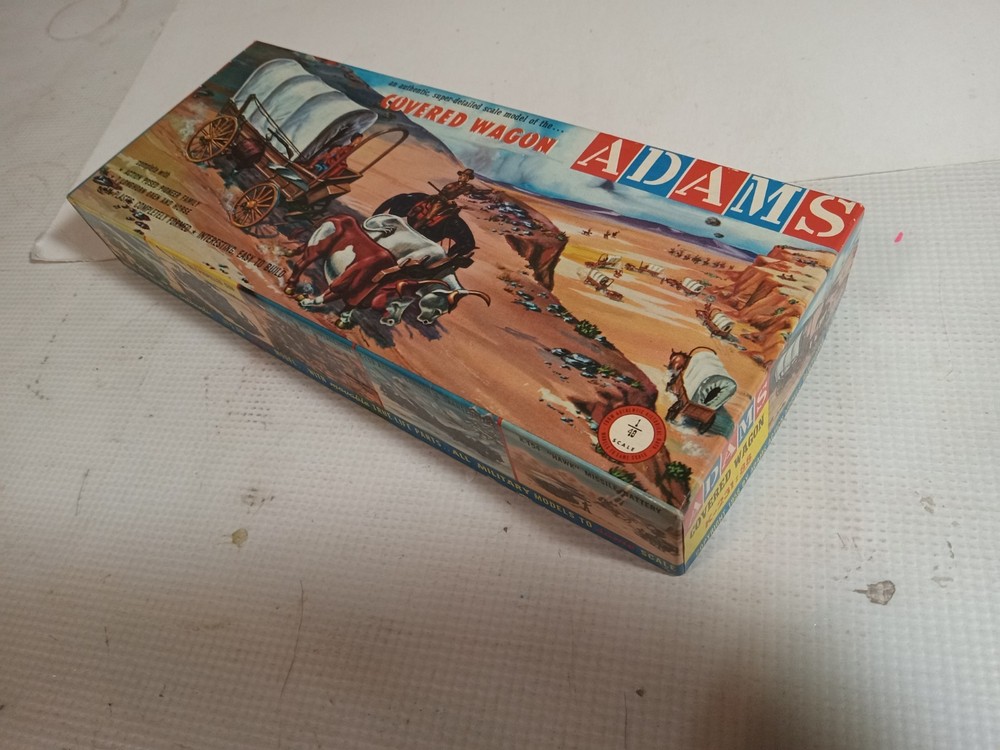 ADAMS Covered Wagon  Model Kit EARLY ISSUE EXCELLENT