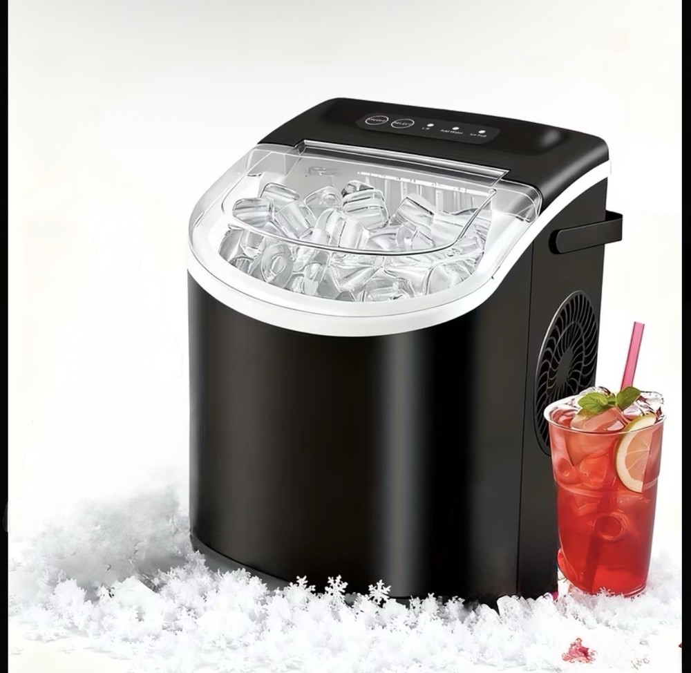 Ice Maker Countertop, Portable Ice Machine, 35lbs/Day , Self-Cleaning