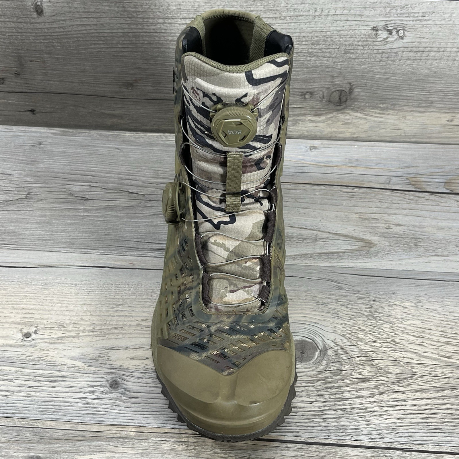 Under Armour Boots Men's 8.5 Cam Hanes CH1 Goretex Camo Hunting BOA Hiking