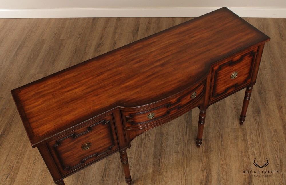 Maitland Smith Regency Style Bow Front Sideboard Server