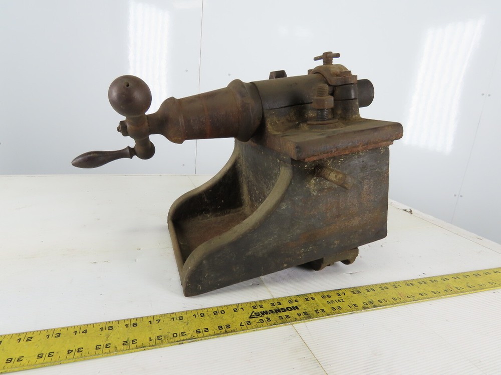 Early Lathe Machine Tail Stock Assembly