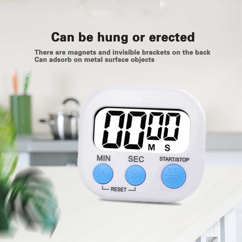 digital multi-function timer Extra loud Can be hung or erected Make timing Mini