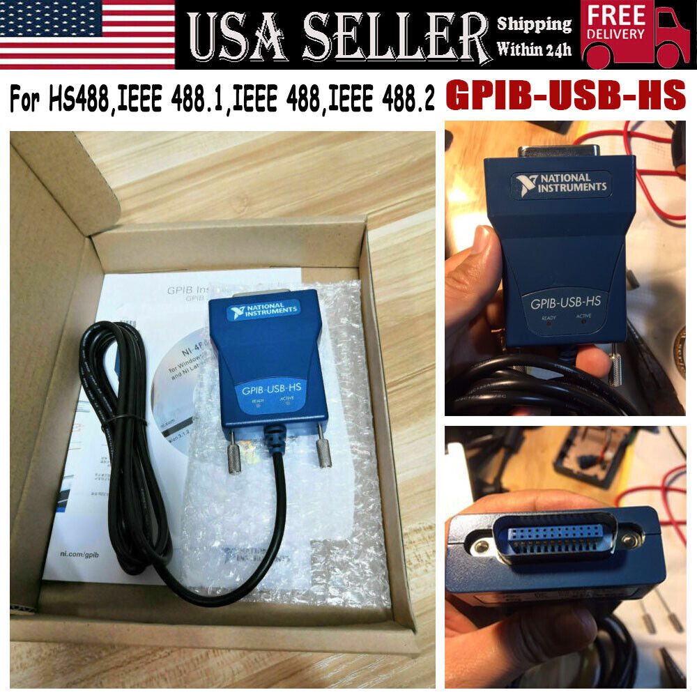 For National Instruments NI GPIB-USB-HS Interface Adapter IEEE 488 Controller US
