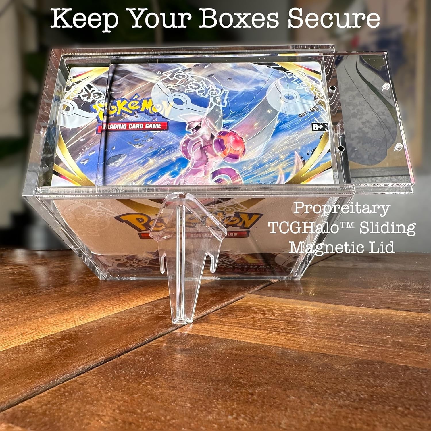 Pokemon Magnetic Booster Box Acrylic Case Not include Booster Box Not Fit ETB!!!