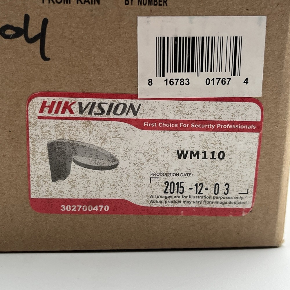 NEW!! Nex Indoor Wall Mount Bracket for Select Hikvision Doom Camera - WM110