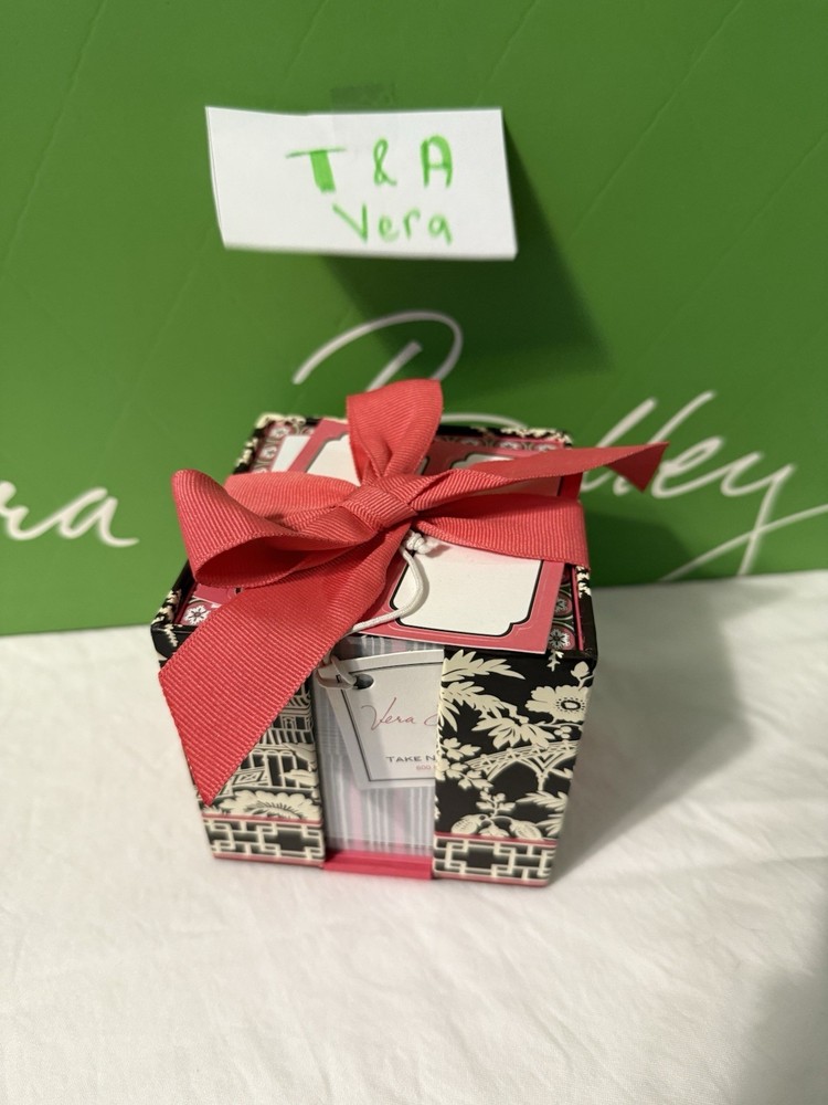 Vera Bradley Imperial Toile Take Note Cube NWT Retired Pattern