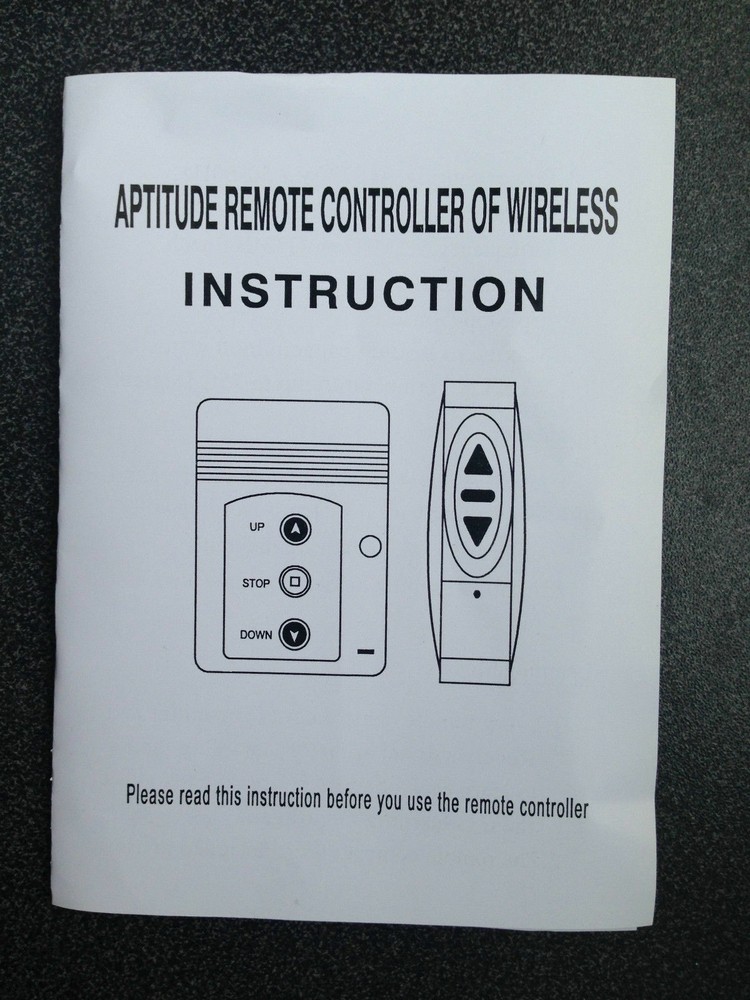 Motorised Projector Screen REMOTE Control RF Curtain Blind + WIRELESS TRIGGER