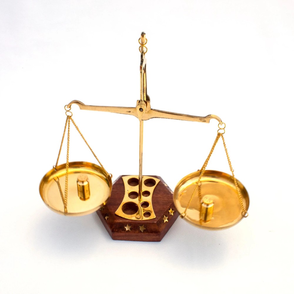Brass Pan 10 Gram Weighing Balance Scale